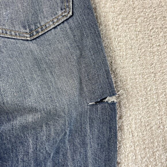 Y2K Grunge Distressed Levi's Size 30 x 32 511 Blue Jeans Faded Punk - Picture 14 of 15